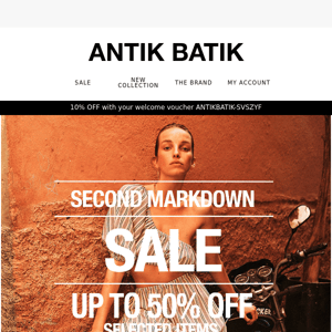 Sales | SECOND MARKDOWN