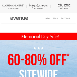 OMG! 60-80% Off* Sitewide | Memorial Day Sale