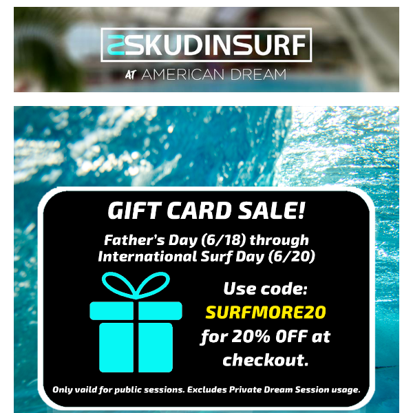 EPIC SUMMER SALE: Give the Gift of Surfing