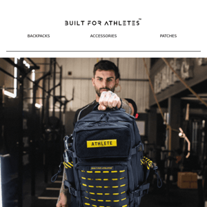 Black and Yellow Backpack Now Available Online.