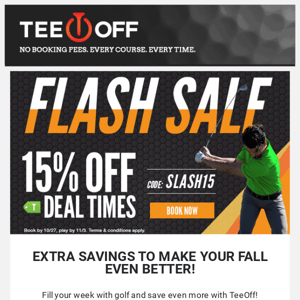 Last chance! 15% off DEAL Times ends today