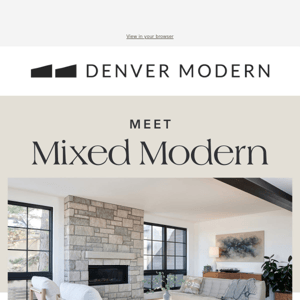 Make your home a mixed modern masterpiece