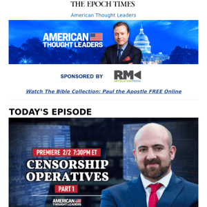 PREMIERING 7:30PM ET: Mike Benz (Part 1): The West’s Burgeoning Censorship Industry and the Government Funds Pouring in–From DHS to DARPA to National Science Foundation