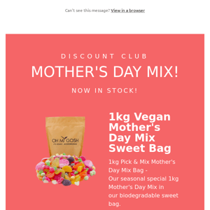 Get ready for Mother's day! 15% off
