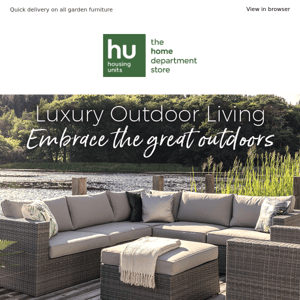 Great savings for your great outdoors ☀