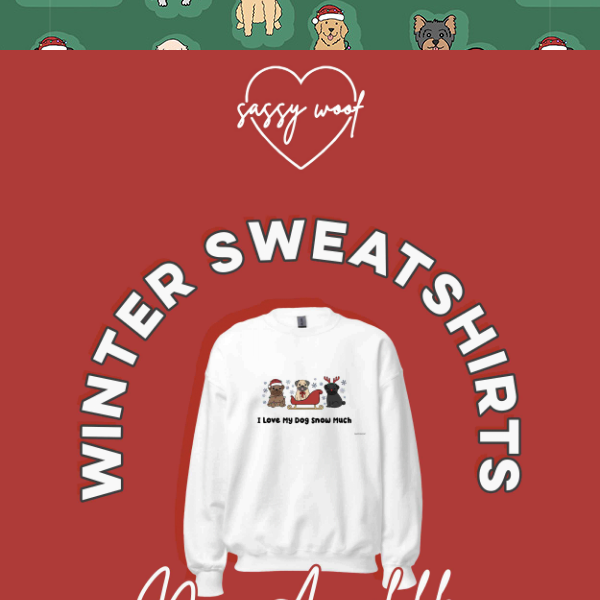 NEW Breed Winter Sweatshirts! 🐶❄️🐾
