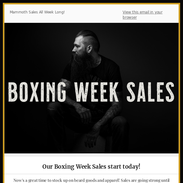 Boxing Week sales you won't want to miss!