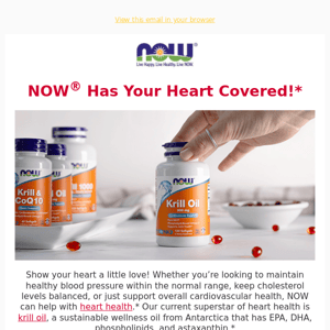 Focus on heart health in 2024 with Krill Oil*