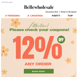 Attention!  Please check your coupon!