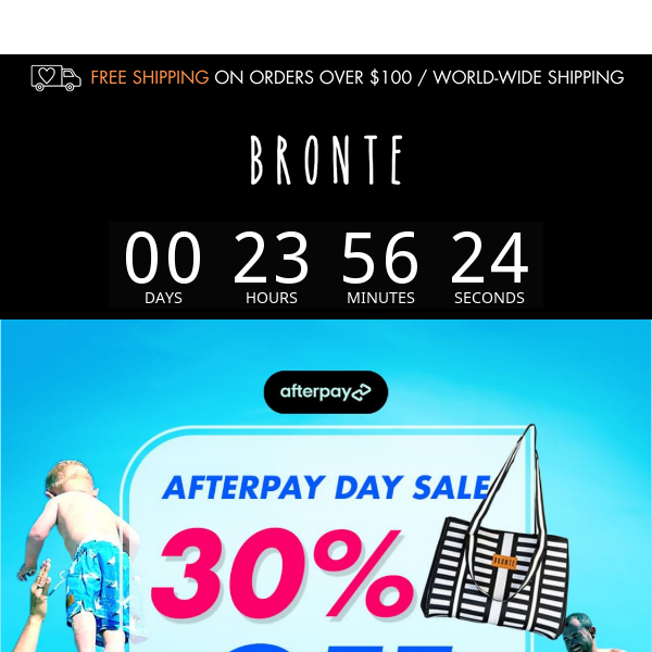 ⏰ Afterpay Day Sale Ends In 24hrs ⌛