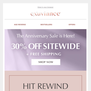 PSA: The Entire AGE REVERSE  Collection is 30% Off!