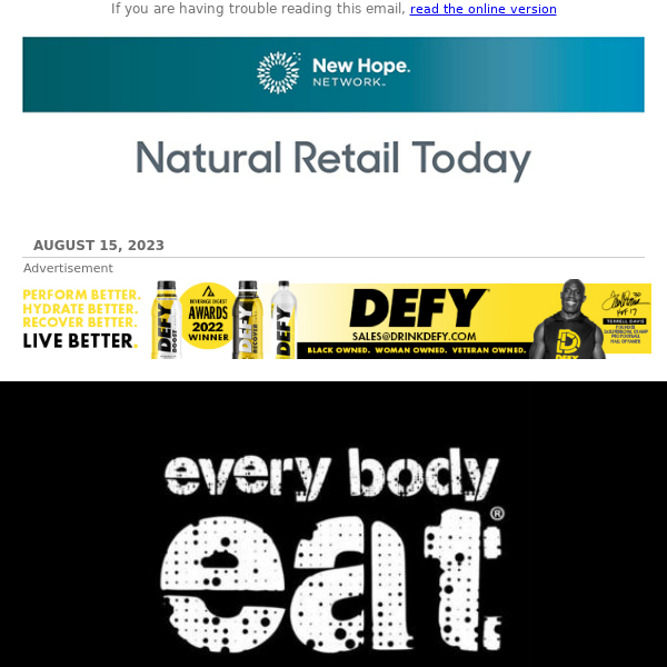 Every Body Eat boosts snacks, people | Weigh in: Compete for new brands