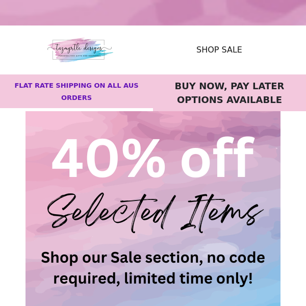 Want to save 40%?!