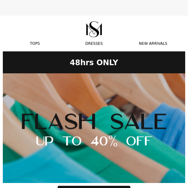 48hr Flash Sale (Up to 40% OFF)