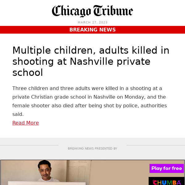 Updes: Nashville school shooting