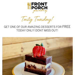 Get FREE Tuxedo Truffle Mousse Cake Today!