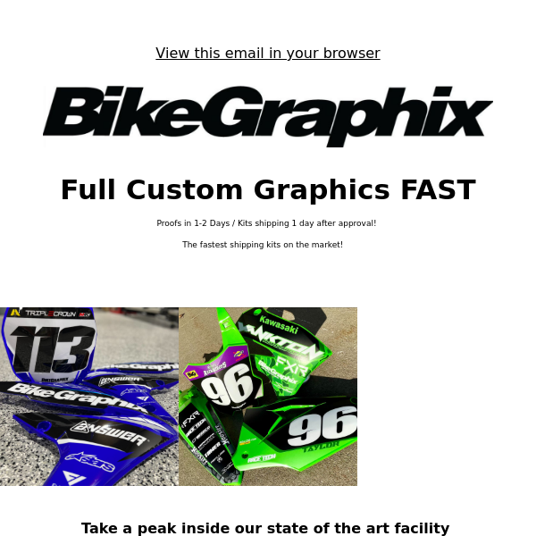 Full Custom Graphic Kits In 1-2 Days ⚡️ Full Kits Ship FAST