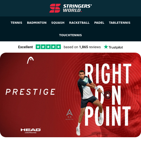 An extra 20% off Signum Pro string - Stringers' World