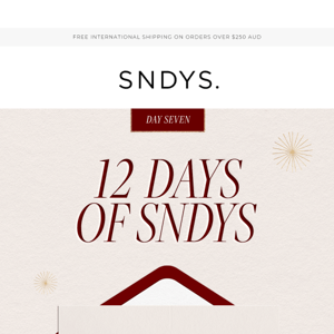 12 Days Of SNDYS | Day Seven Offer 🎄