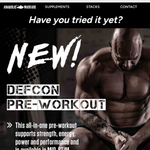 Have you tried it yet? | DEFCON PRE-WORKOUT
