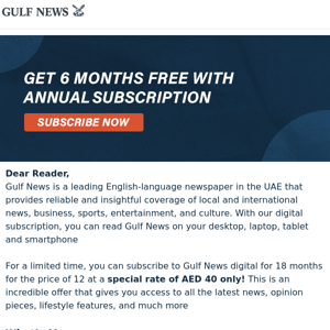 Get 6 Months Free with Annual Subscription