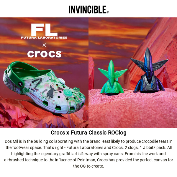 Crocs x Futura Classic ROClog Available Now