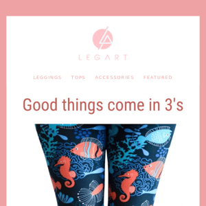 NEW RELEASES - 3 Capri Leggings 🦵🏽