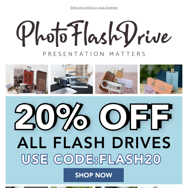 20% off All Flash Drives