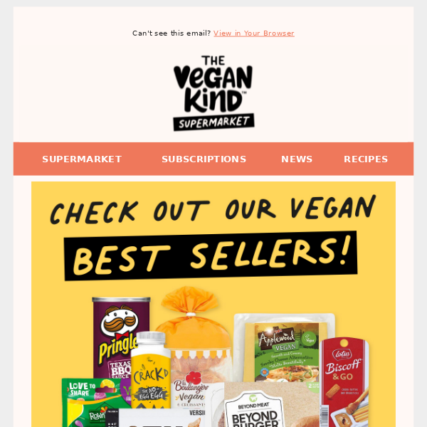 Check out our Vegan Best Sellers 🛒