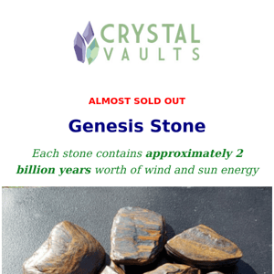 Genesis Stone: a 2 billion year old stone that is almost gone...