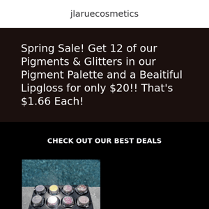 $1.66 Pigments TODAY ONLY