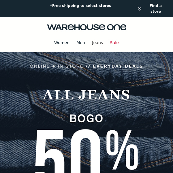 Bogo 2024 jeans sale