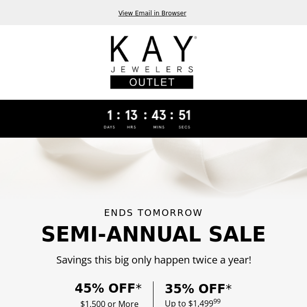 Act Fast! SEMI-ANNUAL SALE 🌟