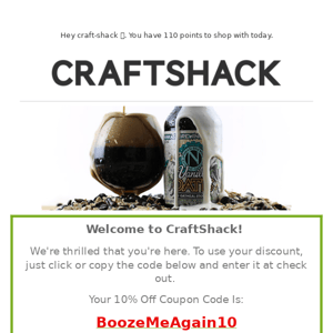 How to use your CraftShack® Coupon