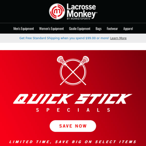 Save up to 70% during our Quick Stick Special Event
