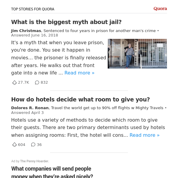 What is the biggest myth about jail?