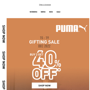 Shop Your PUMA Holiday Gifts!🎁 