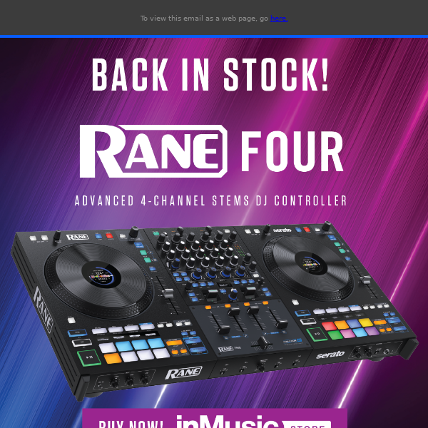RANE FOUR | Back in Stock