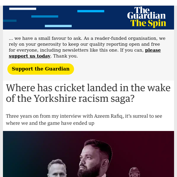 The Spin | Where has cricket landed in the wake of the Yorkshire racism saga?