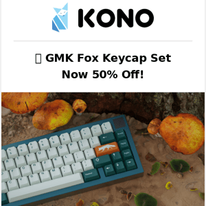 GMK Fox Keycap Set - Now 50% Off!