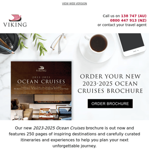 Order our new 2023-25 Ocean Cruises brochure