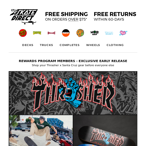 Exclusive Early Access: Santa Cruz x Thrasher Collaboration 🛹