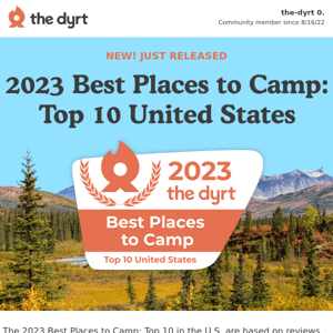 2023 Best Places to Camp 10 Best Camping in the US