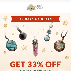 📿 Day 6: 33% OFF Necklaces!