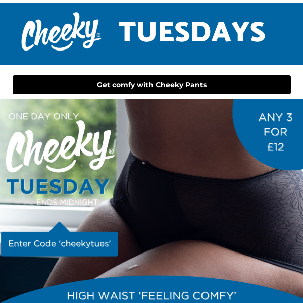 These pants do the job fantastically! Don't miss our Cheeky Deal today! -  Cheeky Wipes