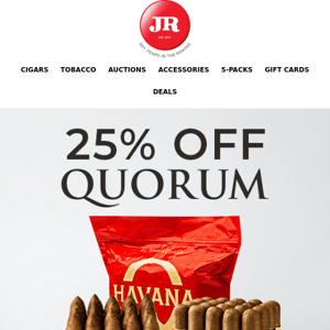 Quorum call! 25% off bundles today only