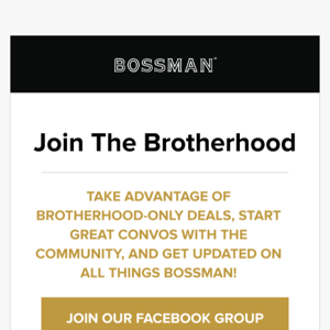 Have you joined The Brotherhood?