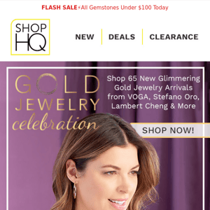 UP TO 60% OFF New Gold Jewelry Arrivals