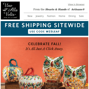 Free Shipping Is A Click Away