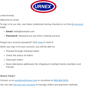 Welcome to Urnex